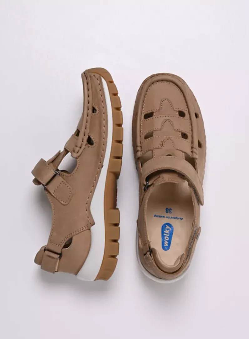 DAMES Wolky Bandschoenen<Move - beige nubuck