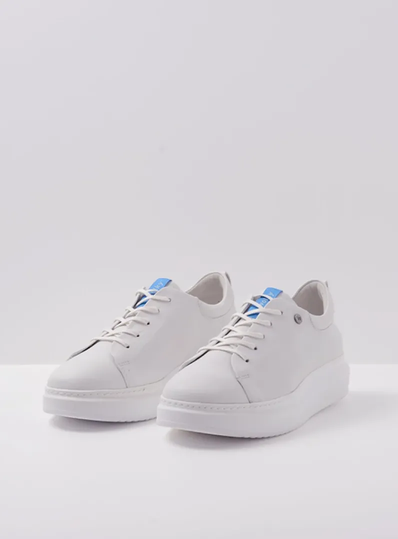 DAMES Wolky Lage Veterschoenen|Herfst/Winter<Move it HV - wit leer