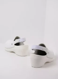 DAMES Wolky Klompen<Multi Strap Clog - wit leer