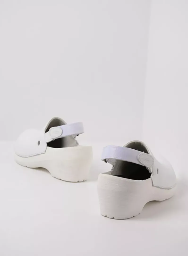 DAMES Wolky Klompen<Multi Strap Clog - wit leer