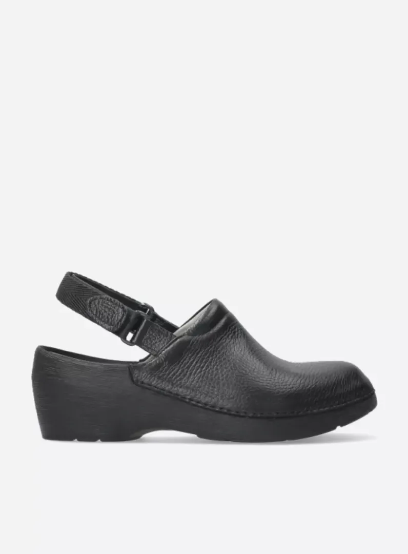 DAMES Wolky Klompen<Multi Strap Clog - zwart leer