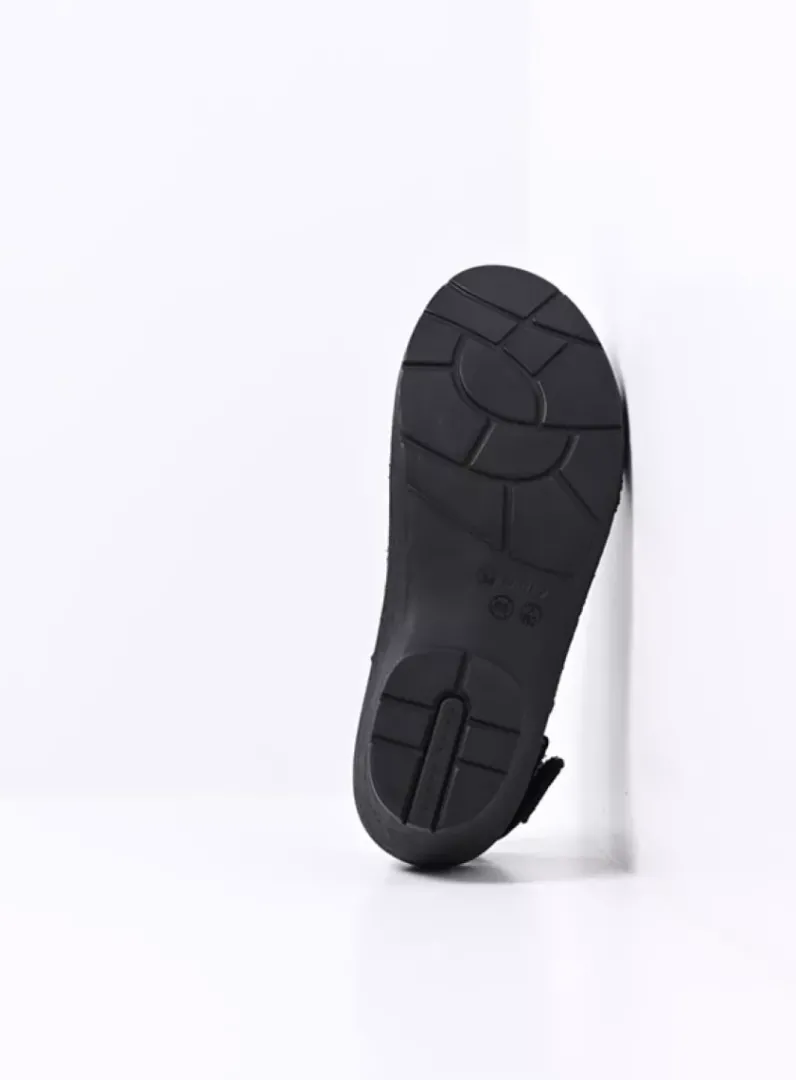 DAMES Wolky Klompen<Multi Strap Clog - zwart leer