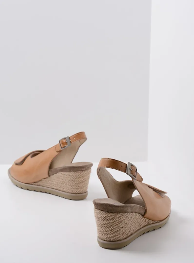 DAMES Wolky Sandalen<Murcia - naturel leer