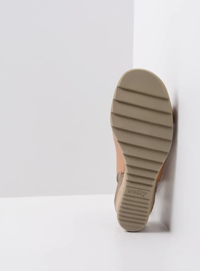 DAMES Wolky Sandalen<Murcia - naturel leer