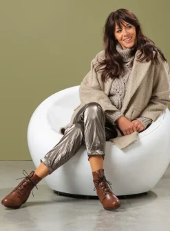 DAMES Wolky Veterlaarzen|Herfst/Winter<Murray XW - cognac leer