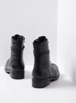 DAMES Wolky Veterlaarzen|Herfst/Winter<Murray XW - zwart leer