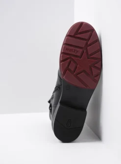 DAMES Wolky Veterlaarzen|Herfst/Winter<Murray XW - zwart leer