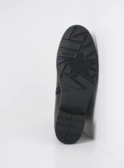 DAMES Wolky Halfhoge Laarzen|Herfst/Winter<Neola HV - zwart leer