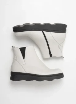 DAMES Wolky Herfst/Winter|Enkellaarsjes<Nigata - winterwit leer