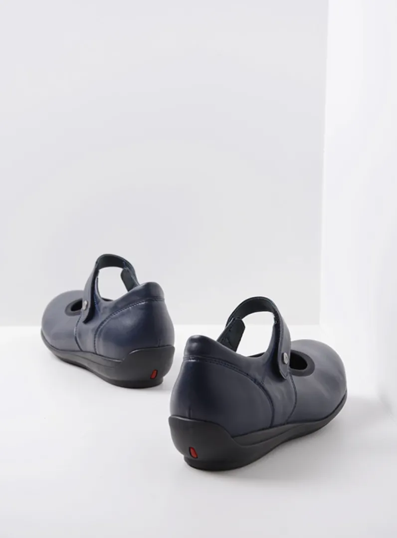 DAMES Wolky Herfst/Winter|Bandschoenen<Noble F2F - blauw biocare