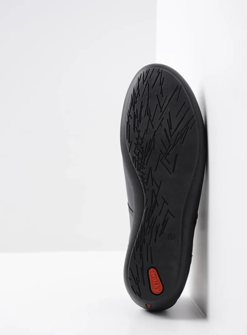 DAMES Wolky Herfst/Winter|Bandschoenen<Noble F2F - blauw biocare