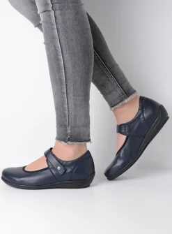 DAMES Wolky Herfst/Winter|Bandschoenen<Noble F2F - blauw biocare