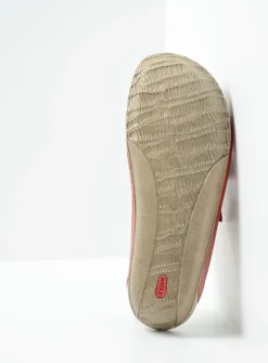 DAMES Wolky Slippers<Nomad - rood geolied leer