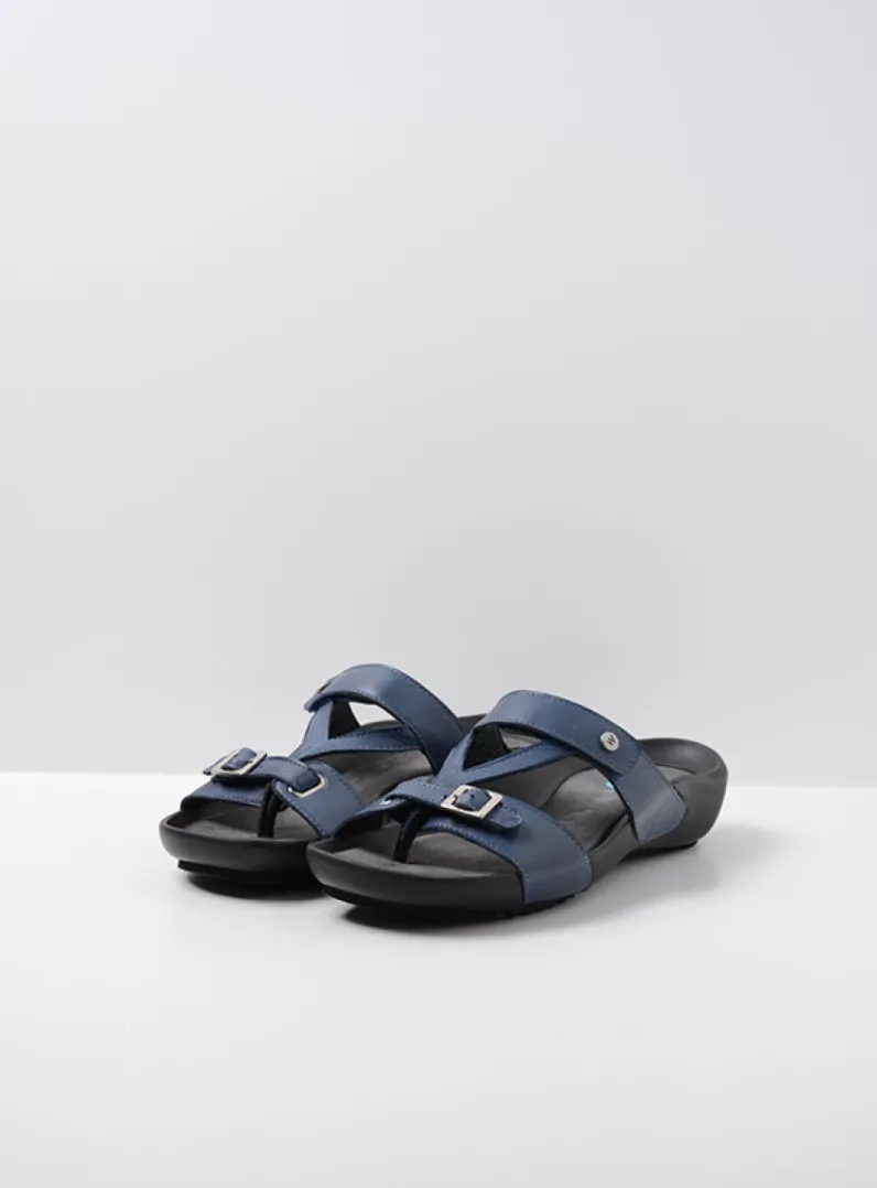 DAMES Wolky Slippers<O'Connor - jeans leer