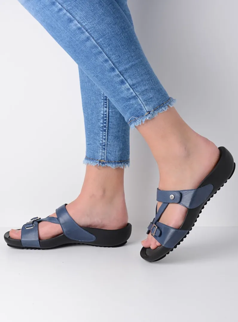 DAMES Wolky Slippers<O'Connor - jeans leer