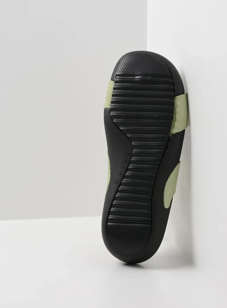 DAMES Wolky Slippers<O'Connor - lichtgroen nubuck