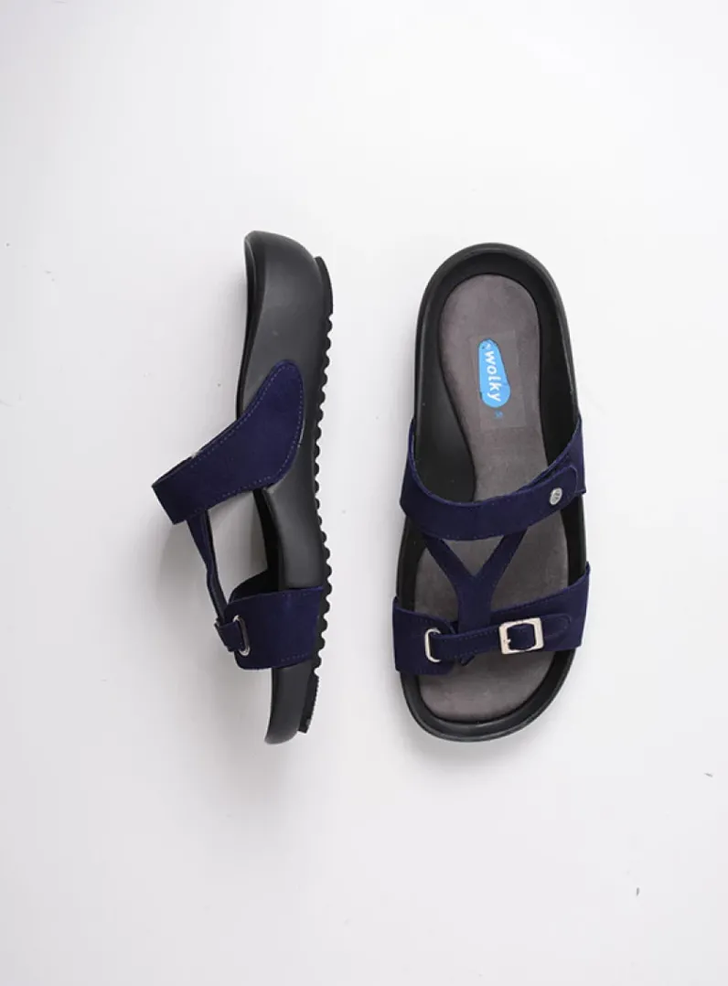 DAMES Wolky Slippers<O'Connor - paars nubuck