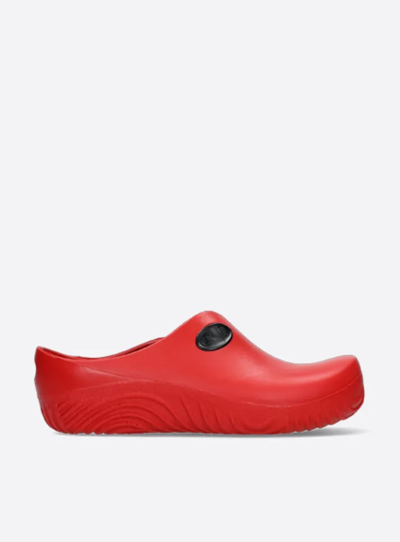 DAMES Wolky Klompen<OK Clog-Klomp - rood PU