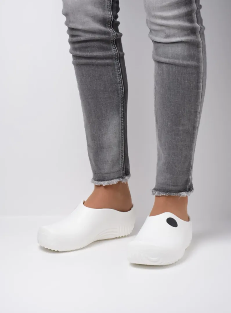 DAMES Wolky Klompen<OK Clog-Klomp - wit PU