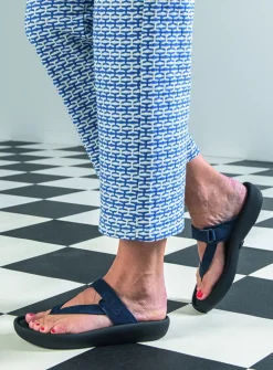 DAMES Wolky Slippers<Peace - blauw nubuck