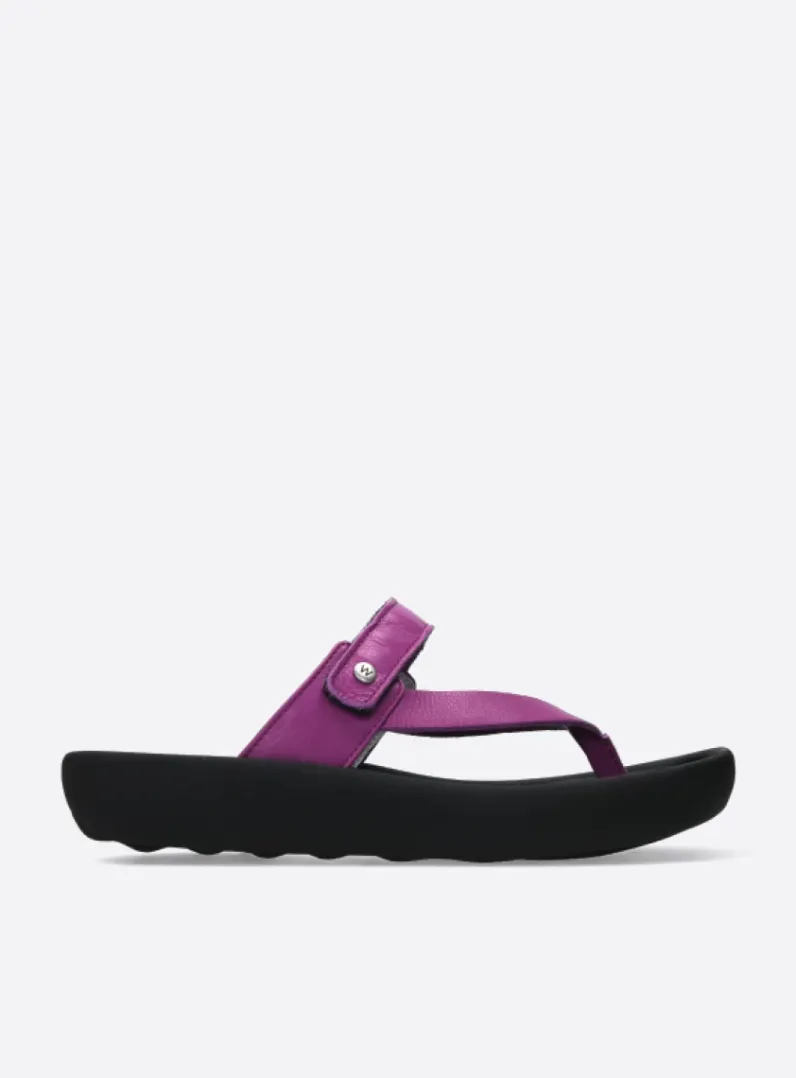 DAMES Wolky Slippers<Peace - fuchsia leer