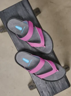 DAMES Wolky Slippers<Peace - fuchsia leer