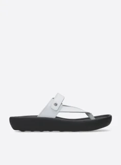 DAMES Wolky Slippers<Peace - wit leer