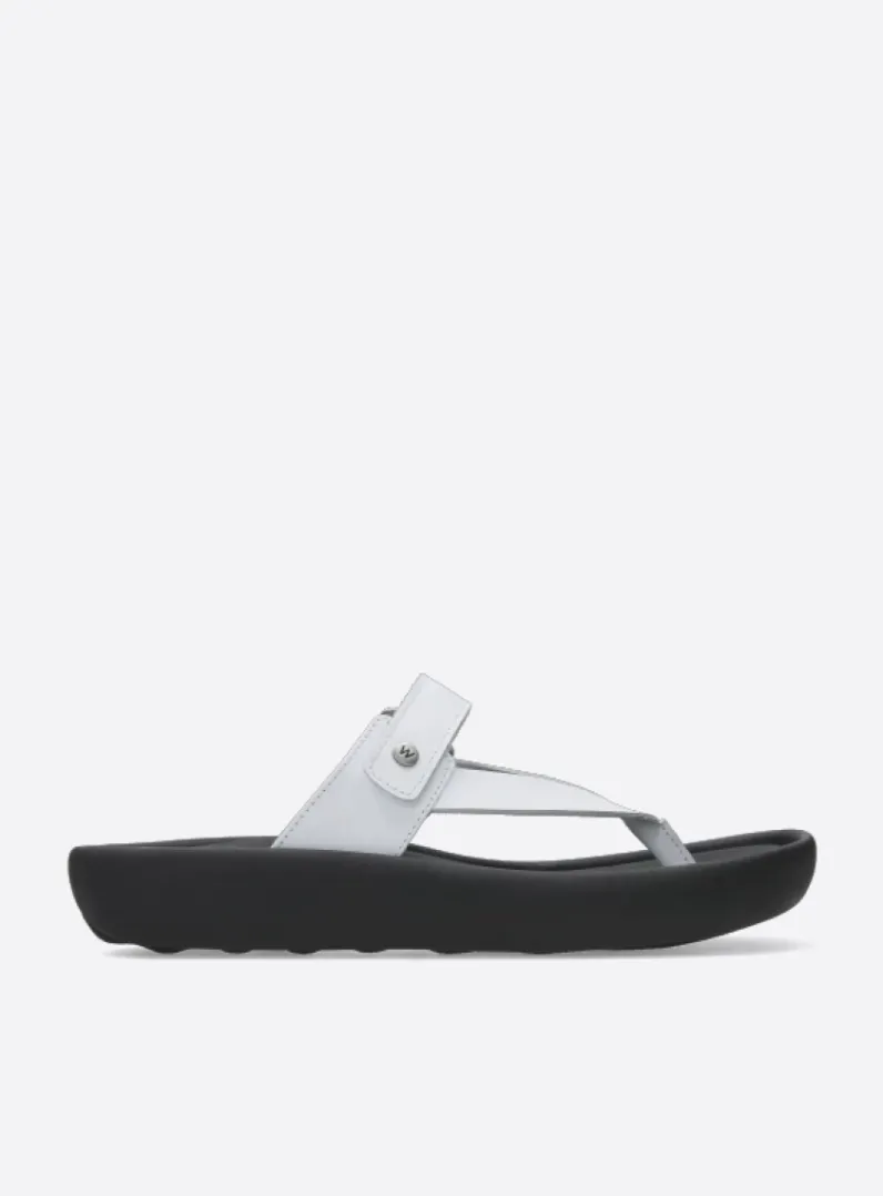 DAMES Wolky Slippers<Peace - wit leer