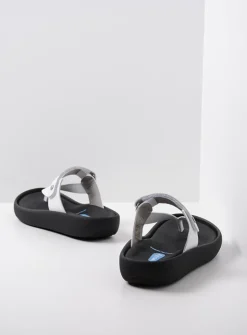 DAMES Wolky Slippers<Peace - wit leer