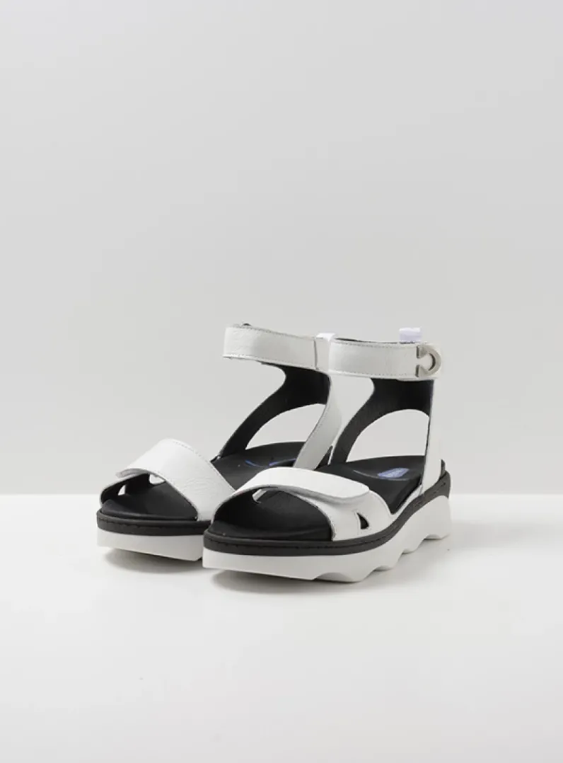 DAMES Wolky Sandalen<Plata - wit leer