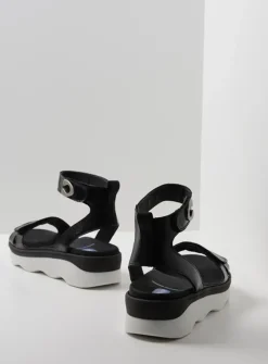 DAMES Wolky Sandalen<Plata - zwart/wit leer