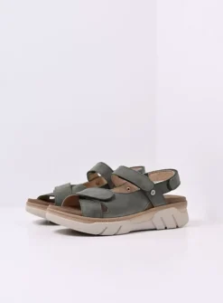 DAMES Wolky Sneakers<Rapid - saliegroen nubuck