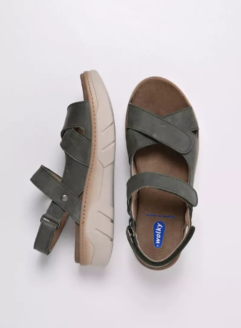 DAMES Wolky Sneakers<Rapid - saliegroen nubuck