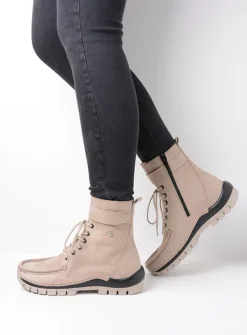 DAMES Wolky Hoge Veterschoenen|Veterlaarzen<Reach - safari nubuck