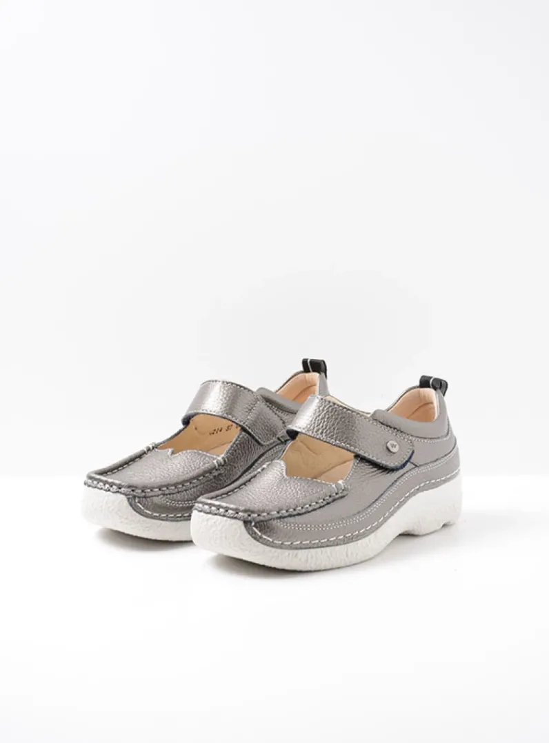 DAMES Wolky Herfst/Winter|Bandschoenen<Roll Combi - antraciet leer