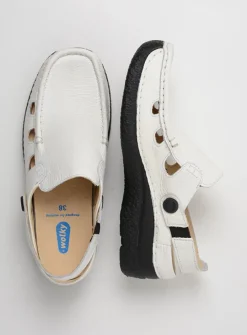 DAMES Wolky Slippers|Klompen<Roll Multi - wit leer