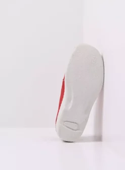 DAMES Wolky Lage Veterschoenen<Roll Shoe - rood effectleer