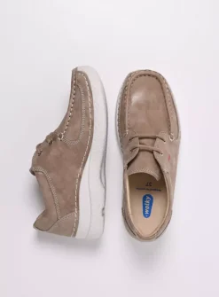 DAMES Wolky Lage Veterschoenen<Roll Shoe - safari effectleer