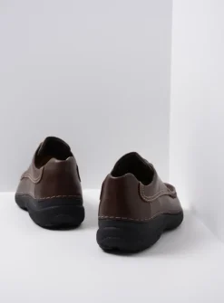 Heren Wolky Veterschoenen Heren|Comfortschoenen Heren<Roll Shoe Men - bruin leer