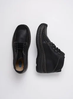 DAMES Wolky Hoge Veterschoenen|Herfst/Winter<Roll Shoot - zwart nubuck