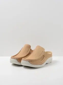 DAMES Wolky Slippers|Klompen<Roll Slide - beige nubuck