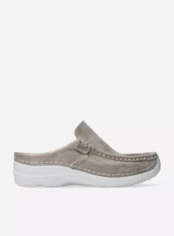 DAMES Wolky Slippers|Klompen<Roll Slide - safari effectleer