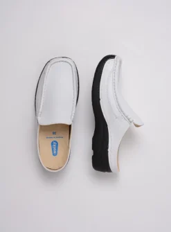 DAMES Wolky Slippers|Klompen<Roll Slide - wit geprint leer