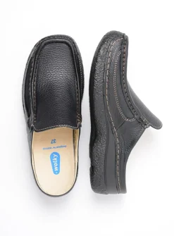 DAMES Wolky Slippers|Klompen<Roll Slide - zwart leer