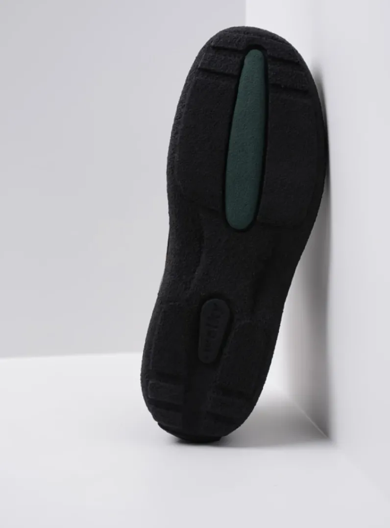 Heren Wolky Slippers Heren|Klompen Heren<Roll Slide men - zwart leer
