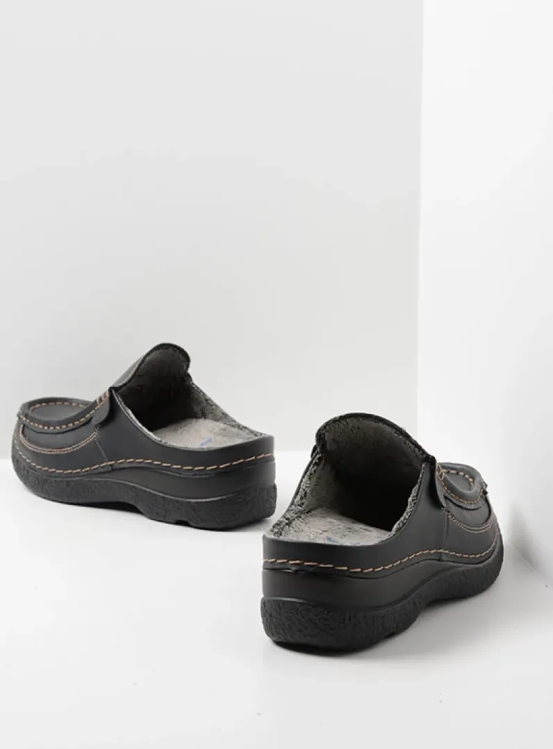 DAMES Wolky Slippers|Klompen<Roll Slide Vegan -