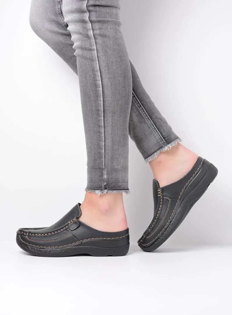 DAMES Wolky Slippers|Klompen<Roll Slide Vegan -