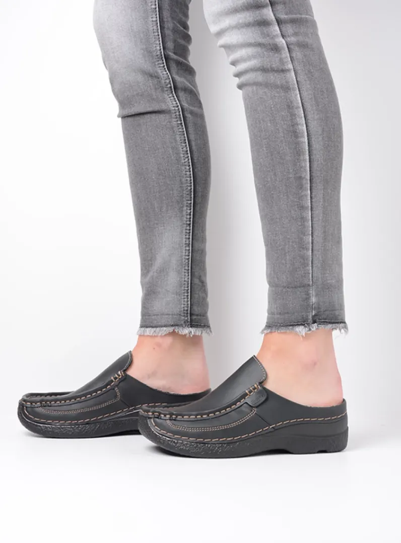 DAMES Wolky Slippers|Klompen<Roll Slide Vegan -