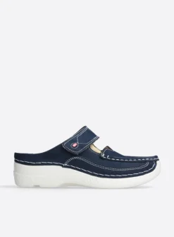 DAMES Wolky Slippers|Klompen<Roll Slipper - denim nubuck