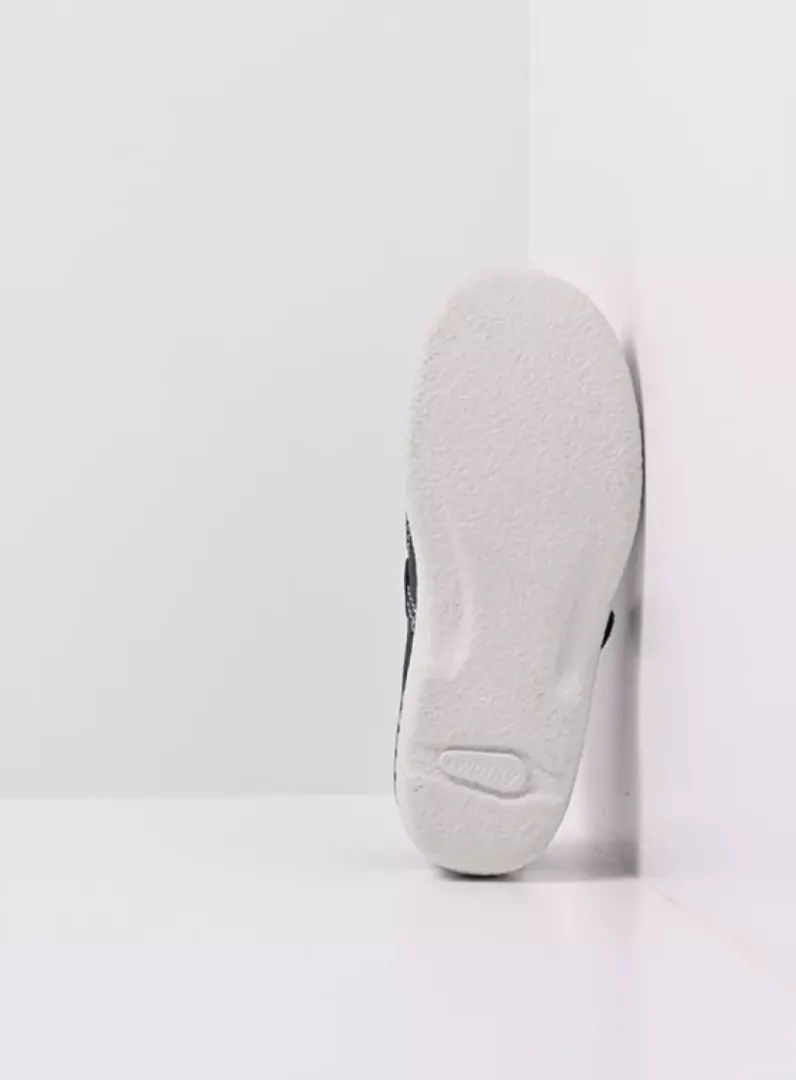 DAMES Wolky Instappers|Herfst/Winter<Roll Strap - blauw leer